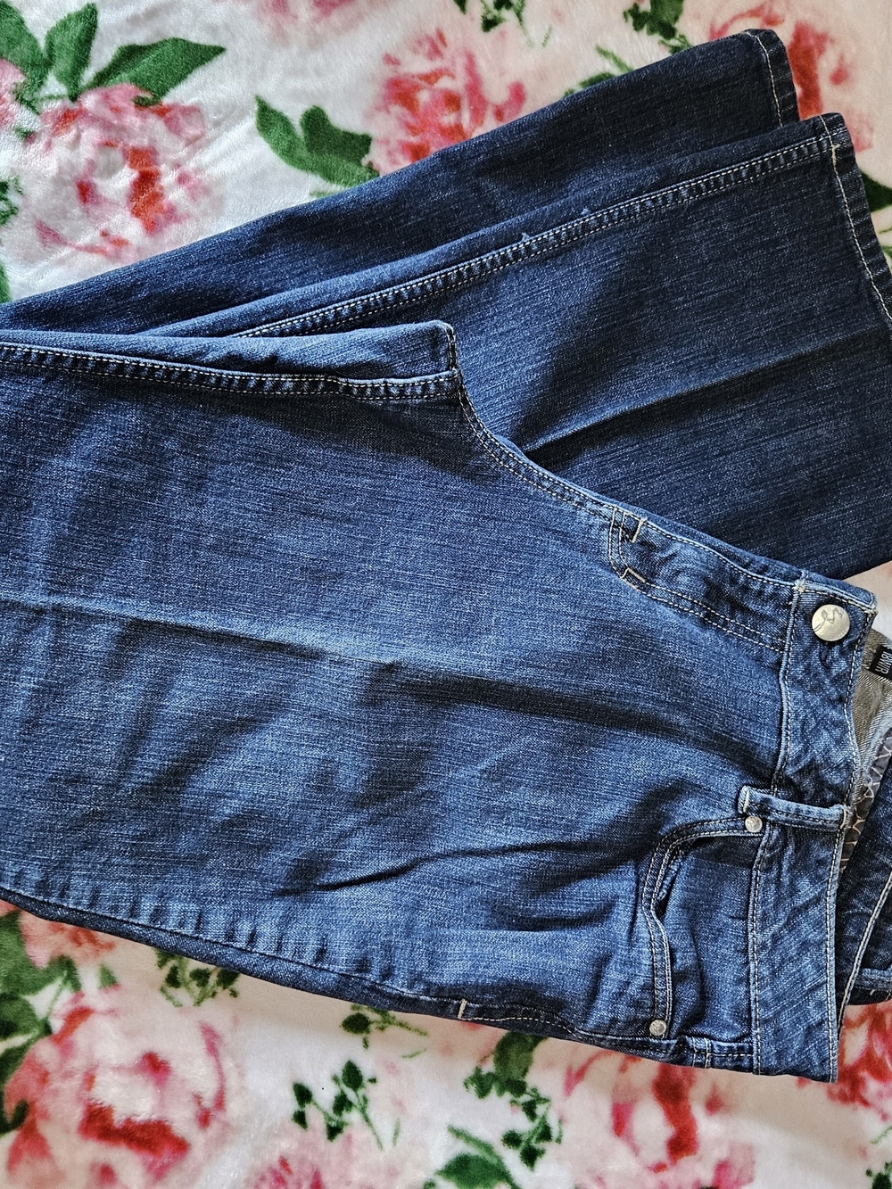 Mossimo Blue Women's Straight Leg Jeans